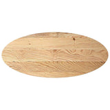 Vidaxl tafelblad 140x60x4 cm ovaal massief eikenhout