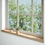 Vidaxx vindueskarme 2 stk ubehandlet 110x15x2 cm massiv eg