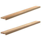Vidaxx vindueskarme 2 stk ubehandlet 160x15x2 cm massiv eg