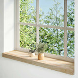 Vidaxx vindueskarme 2 stk ubehandlet 80x20x2 cm massiv eg