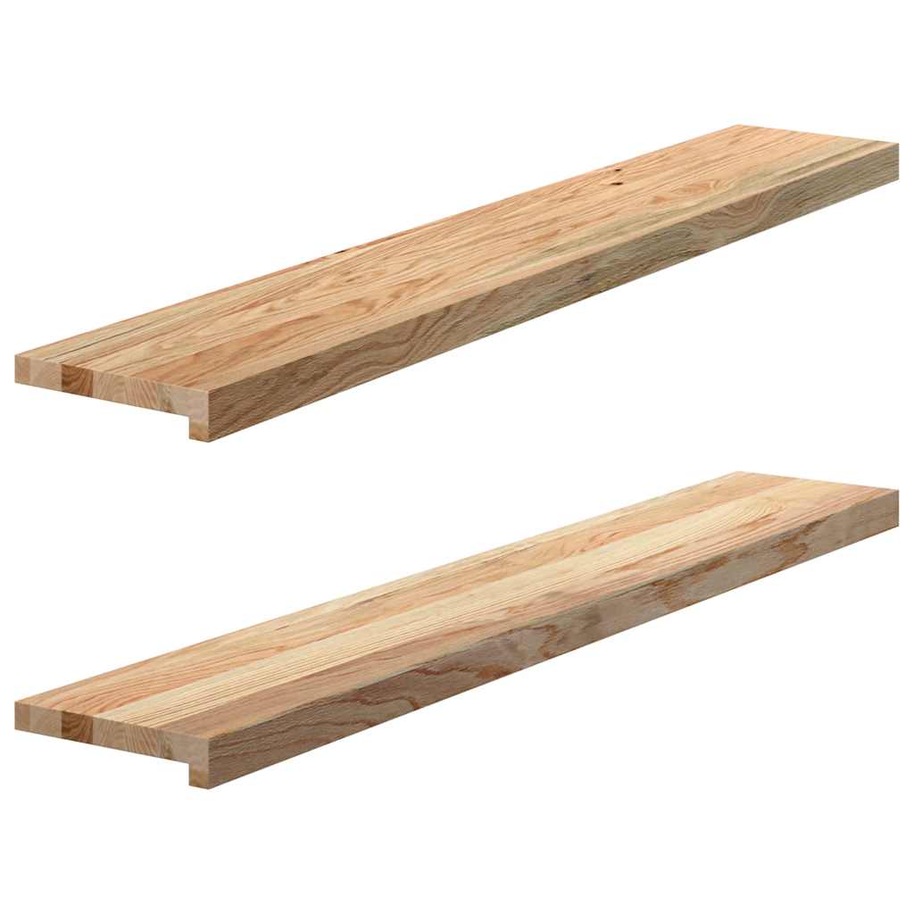 Vidaxx vindueskarme 2 stk ubehandlet 120x20x2 cm massiv eg