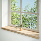 Vidaxx vindueskarme 2 stk ubehandlet 110x25x2 cm massiv eg