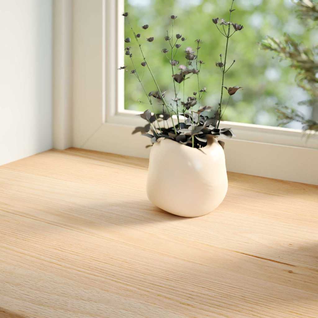 Vidaxx vindueskarme 2 stk ubehandlet 70x30x2 cm massiv eg