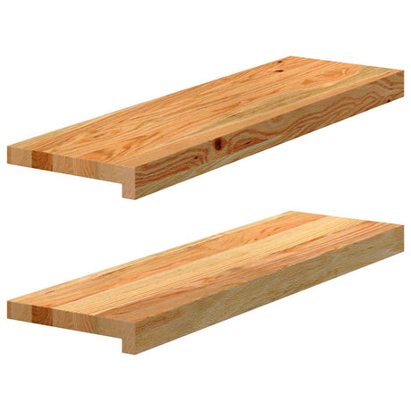 Vidaxx vindueskarme 2 stk 70x20x2 cm massiv eg lysebrun