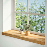 Vidaxx vindueskarme 2 stk 70x25x2 cm massiv eg lysebrun