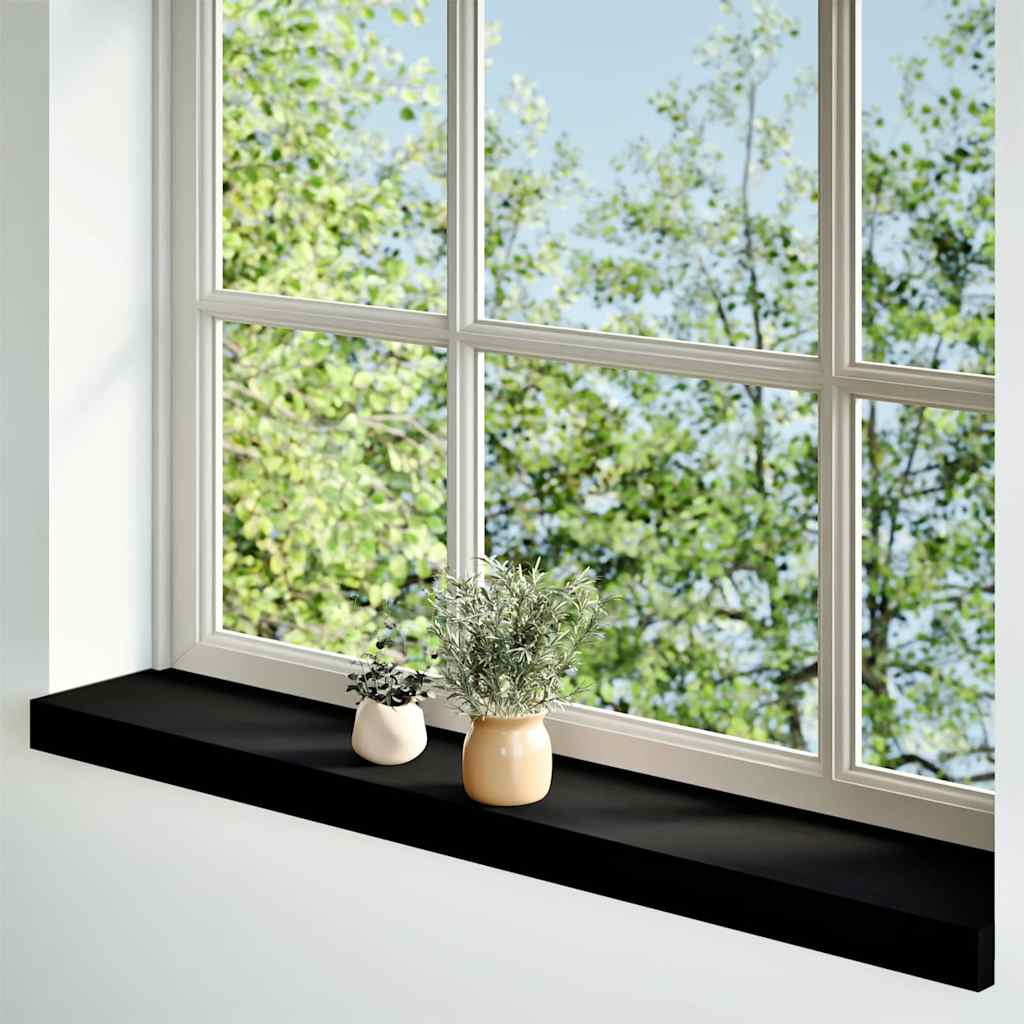 Vidaxx vindueskarme 2 stk 70x15x2 cm massiv eg mørkebrun