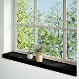 Vidaxx vindueskarme 2 stk 70x15x2 cm massiv eg mørkebrun