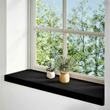 Vidaxx vindueskarme 2 stk 90x30x2 cm massiv eg mørkebrun