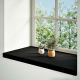 Vidaxx vindueskarme 2 stk 70x40x2 cm massiv eg mørkebrun