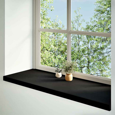 Vidaxx vindueskarme 2 stk 120x40x2 cm massiv eg mørkebrun