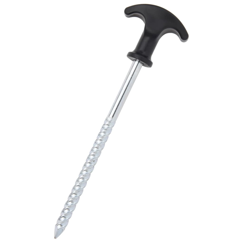 Vidaxl teltpløkker 24 stk ø7 mm 17 cm galvaniseret stål