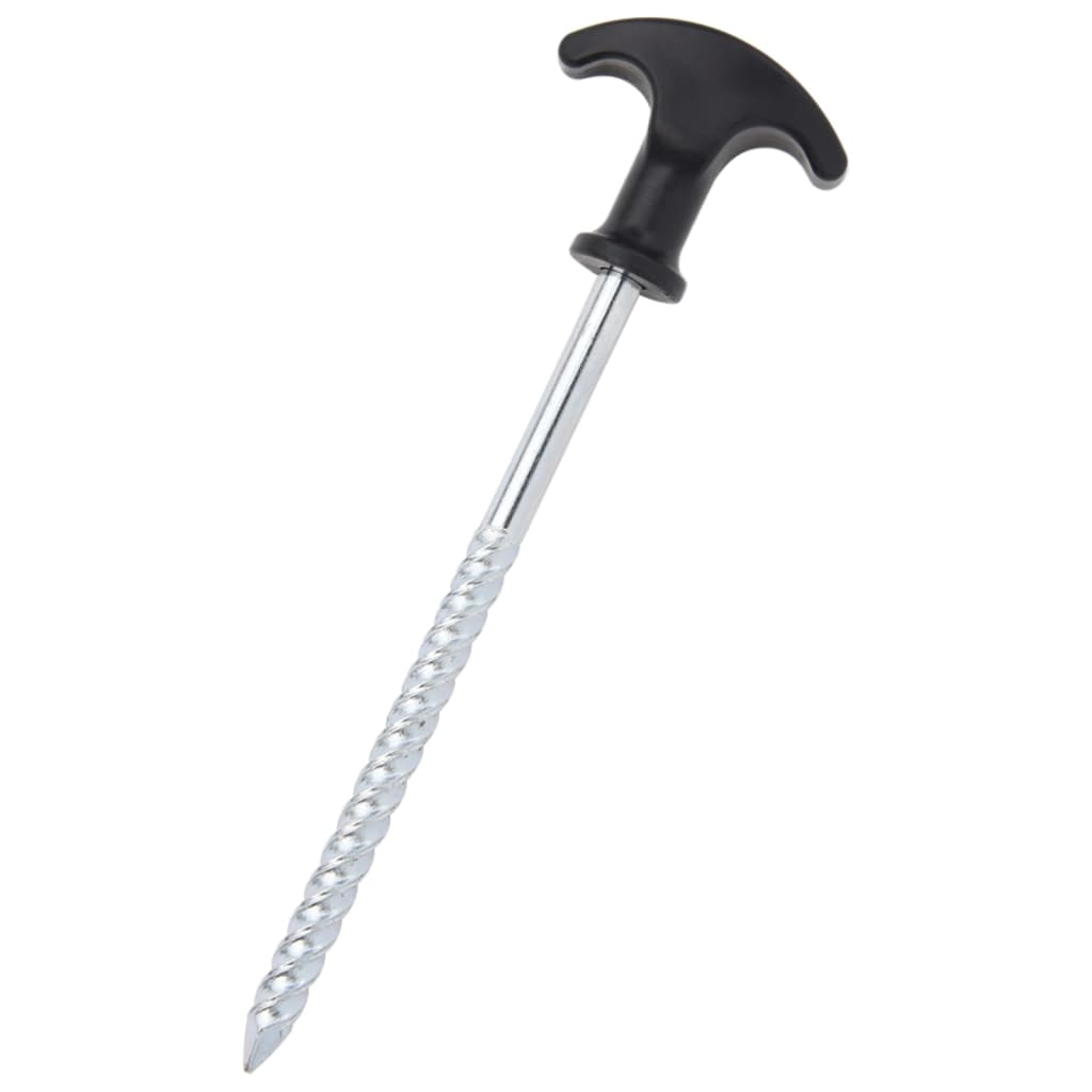 Vidaxl teltpløkker 12 stk ø7 mm 17 cm galvaniseret stål
