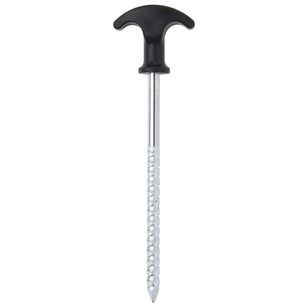 Vidaxl teltpløkker 12 stk ø7 mm 17 cm galvaniseret stål