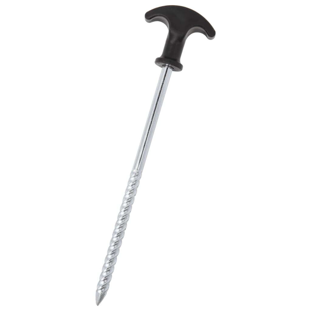 Vidaxl teltpløkker 12 stk ø7 mm 20 cm galvaniseret stål