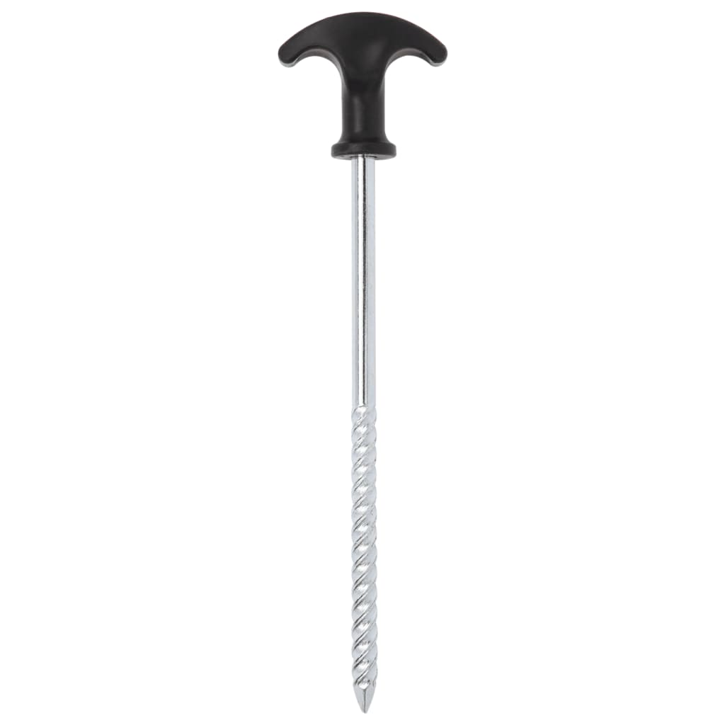 Vidaxl teltpløkker 12 stk ø7 mm 20 cm galvaniseret stål