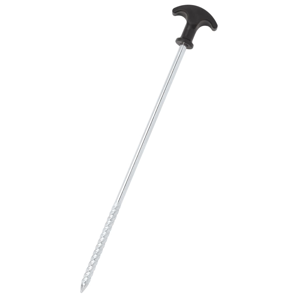 Vidaxl teltpløkker 24 stk ø7 mm 30 cm galvaniseret stål