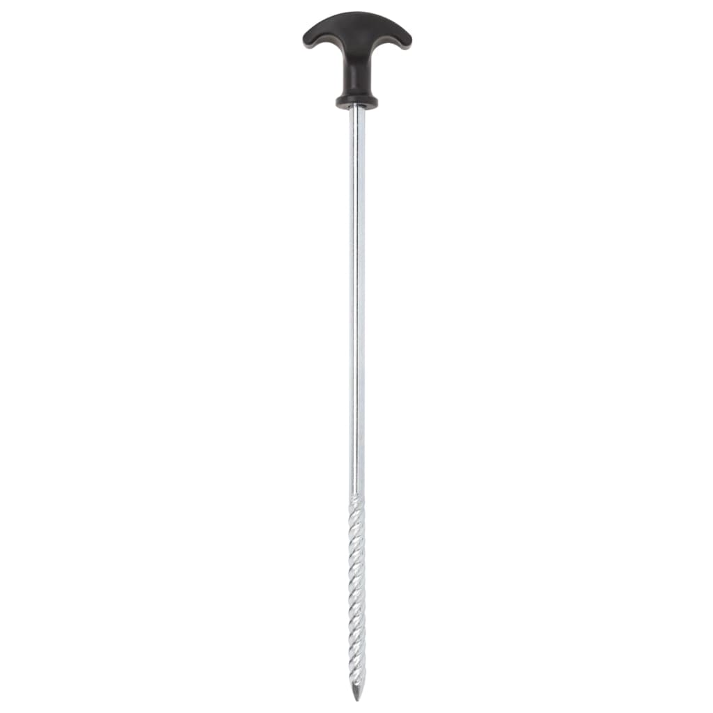 Vidaxl teltpløkker 24 stk ø7 mm 30 cm galvaniseret stål