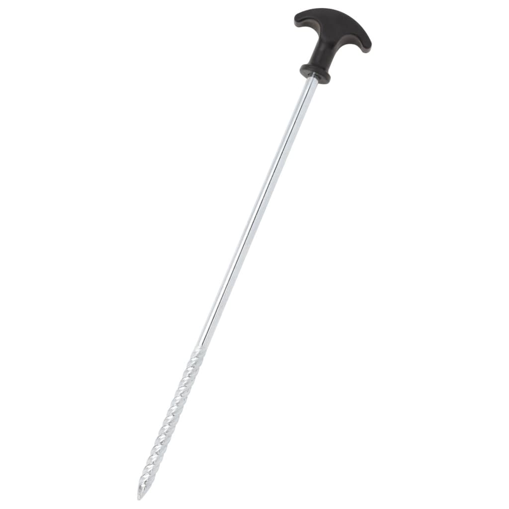 Vidaxl teltpløkker 12 stk ø7 mm 30 cm galvaniseret stål