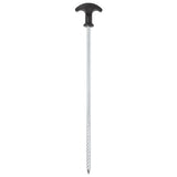 Vidaxl teltpløkker 12 stk ø7 mm 30 cm galvaniseret stål