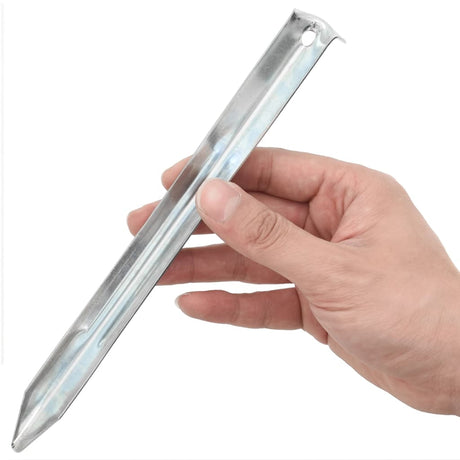 Vidaxl teltpløkker 24 stk ø20 mm 22 cm galvaniseret stål