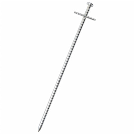 Vidaxl teltpløkker 24 stk ø6 mm 23 cm galvaniseret stål