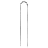 Vidaxl teltpløkker 12 stk u-formet ø7 mm 30 cm galvaniseret stål