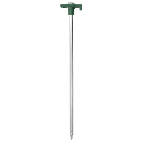 Vidaxl teltpløkker 24 stk 7 mm 25 cm galvaniseret stål polypropylen
