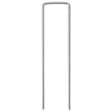 Vidaxx jordpløkker 25 stk u-formet 15x3,5 cm galvaniseret stål