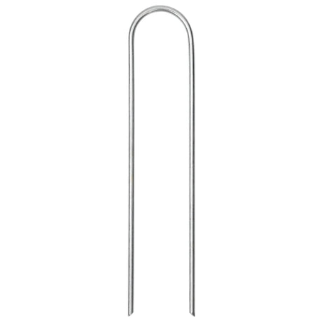 Vidaxx jordpløkker 25 stk u-formet 15x3,5 cm galvaniseret stål