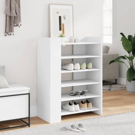 Vidaxx skoskab 74,5x37,5x100 cm konstrueret træ hvid