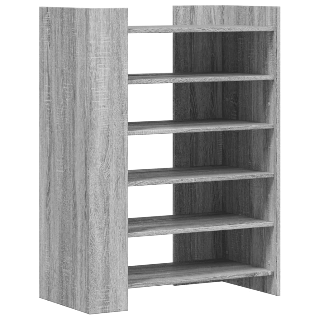 Vidaxx skoskab 74,5x37,5x100 cm konstrueret træ grå sonoma eg