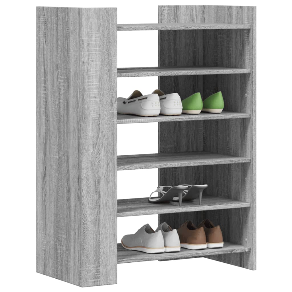 Vidaxx skoskab 74,5x37,5x100 cm konstrueret træ grå sonoma eg