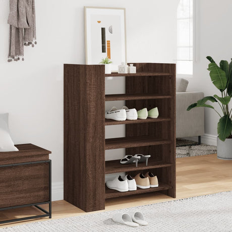 Vidaxx skoskab 74,5x37,5x100 cm færdigt træ, brun eg