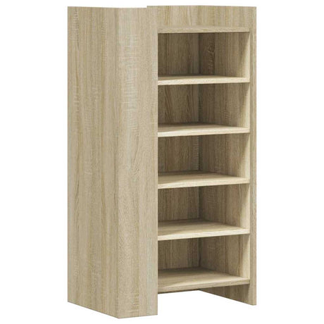 Vidaxxl skoskab 52x37,5x100 cm konstrueret træ sonoma eg-farvet