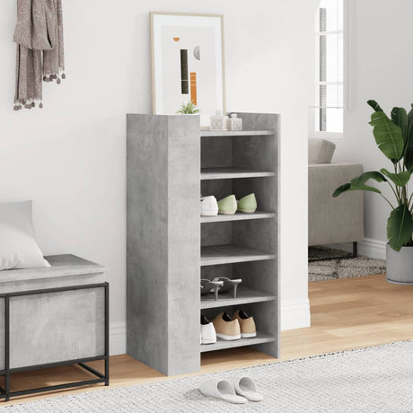 Vidaxx skoskab 52x37,5x100 cm konstrueret træ betongrå