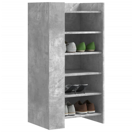 Vidaxx skoskab 52x37,5x100 cm konstrueret træ betongrå