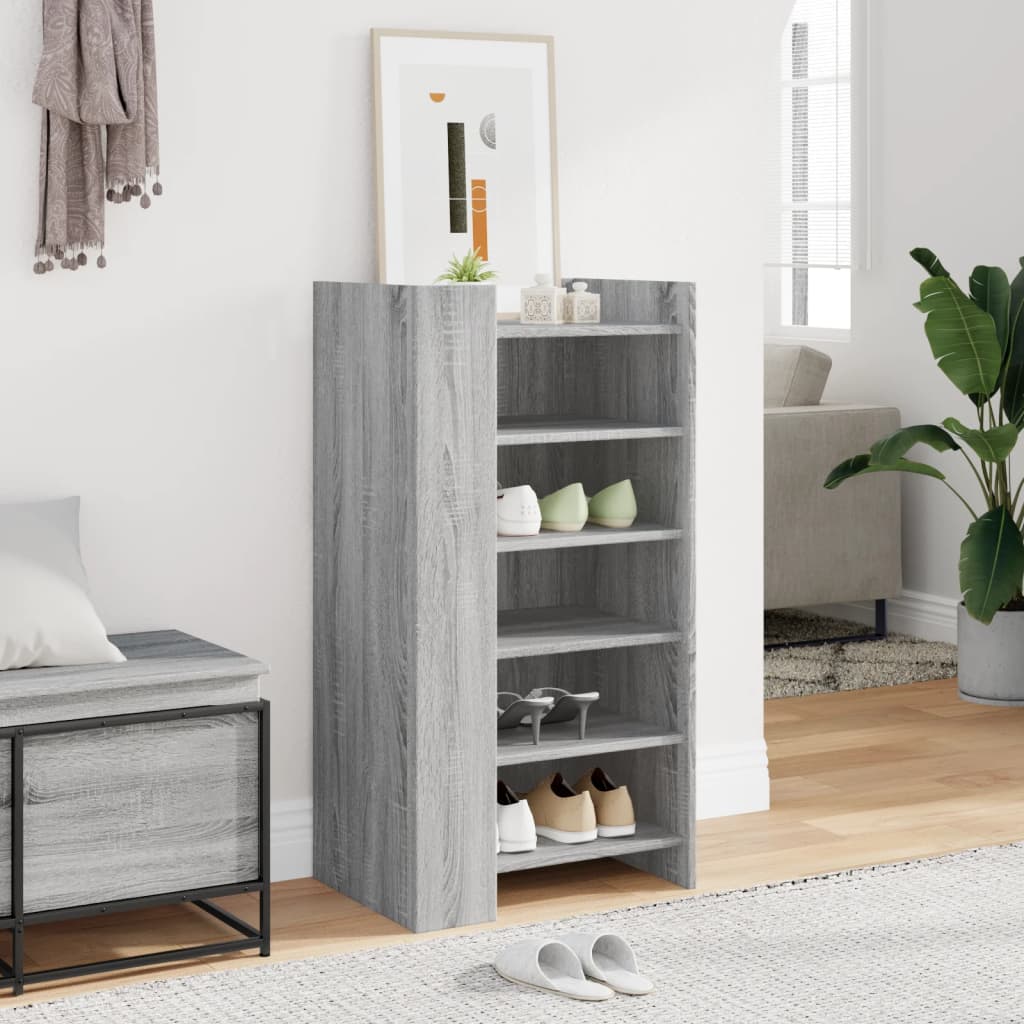 Vidaxx skoskab 52x37,5x100 cm konstrueret træ grå sonoma eg