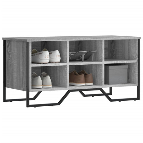Vidaxx skoskab 90x38x45,5 cm konstrueret træ grå sonoma eg farve