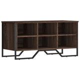 Vidaxx skoskab 90x38x45,5 cm færdigt træ, brun eg