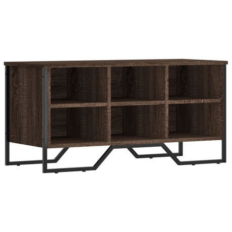 Vidaxx skoskab 90x38x45,5 cm færdigt træ, brun eg