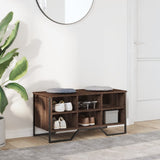 Vidaxx skoskab 90x38x45,5 cm færdigt træ, brun eg