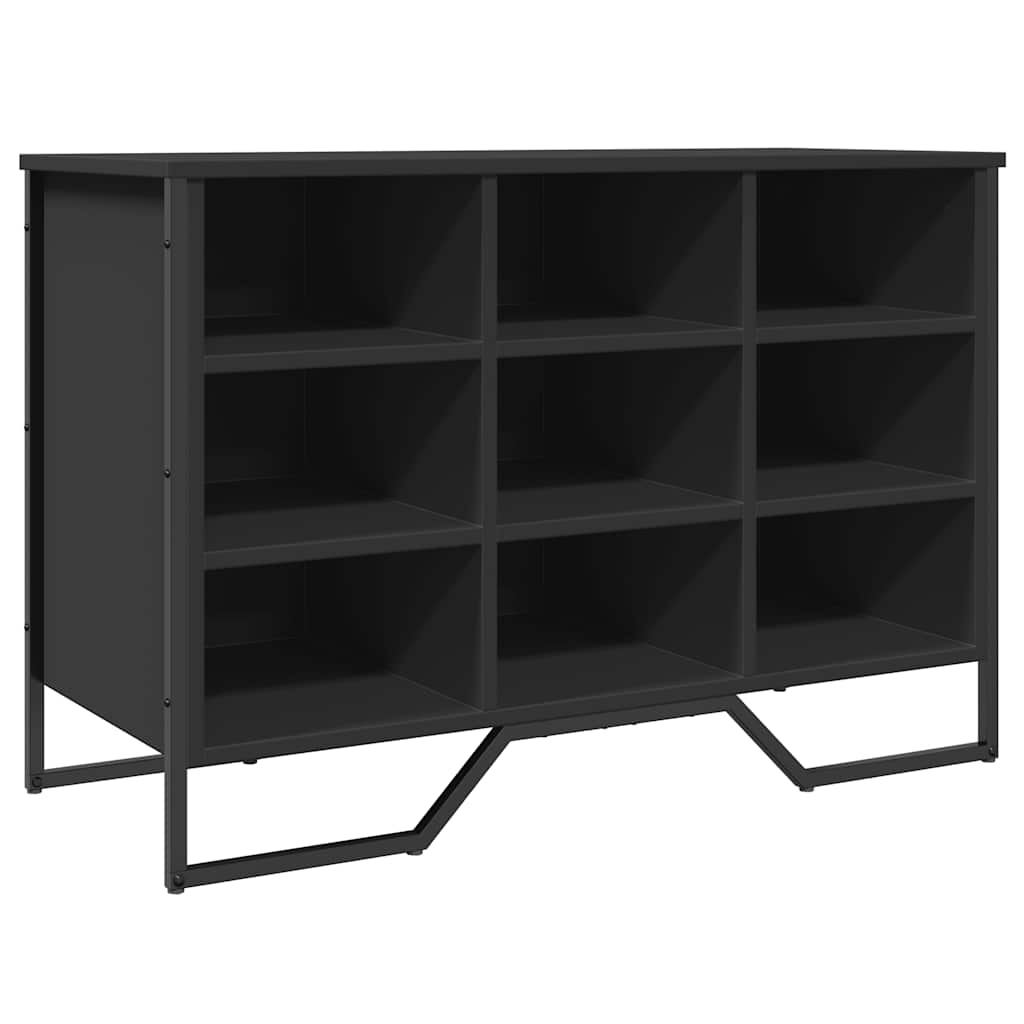 Vidaxx skoskab 90x38x61,5 cm forarbejdet træ sort