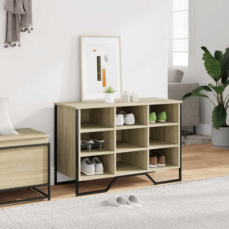 Vidaxx skoskab 90x38x61,5 cm konstrueret træ sonoma eg-farvet