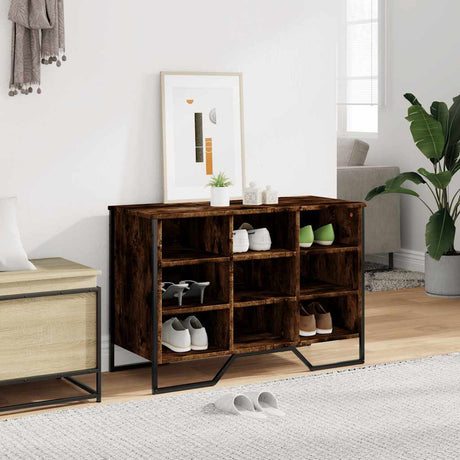 Vidaxx skoskab 90x38x61,5 cm forarbejdet træ, røget eg
