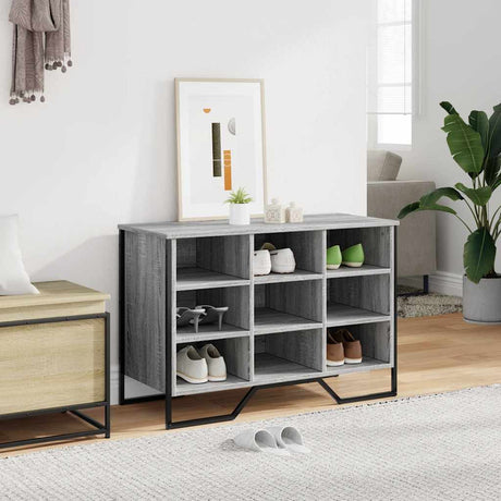 Vidaxx skoskab 90x38x61,5 cm konstrueret træ grå sonoma eg farve