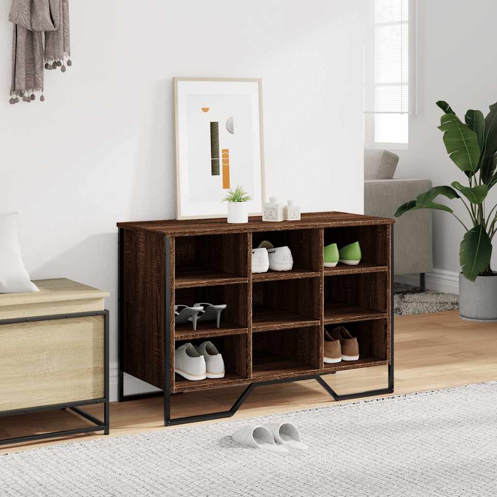 Vidaxx skoskab 90x38x61,5 cm færdigt træ, brun eg