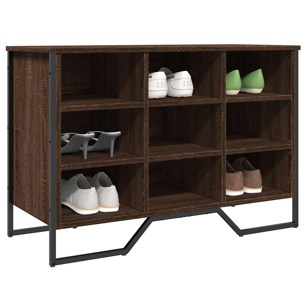 Vidaxx skoskab 90x38x61,5 cm færdigt træ, brun eg