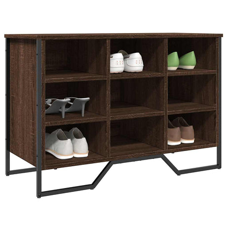 Vidaxx skoskab 90x38x61,5 cm færdigt træ, brun eg