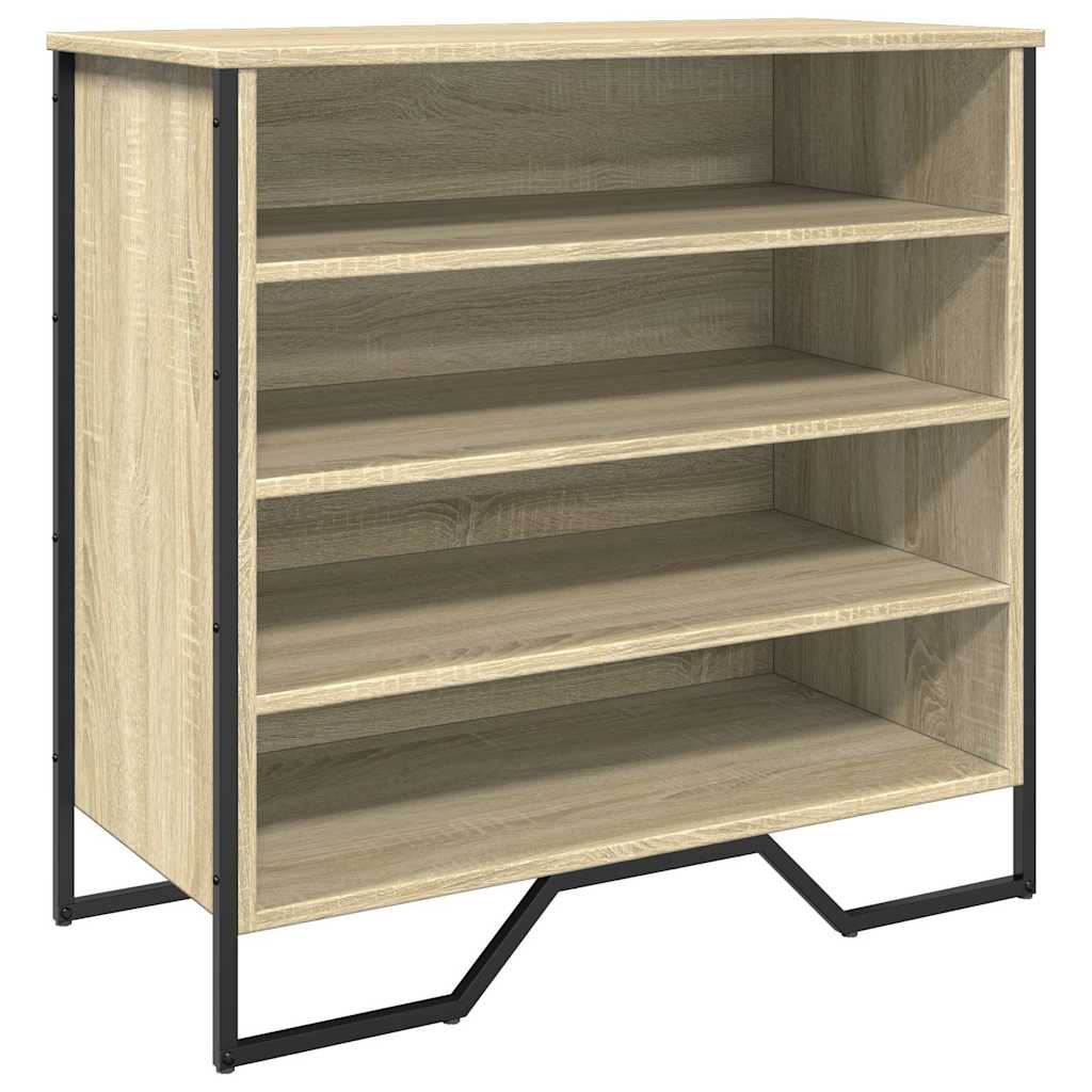 VidaXL skoskab 80x38x78 cm konstrueret træ sonoma eg