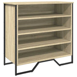 VidaXL skoskab 80x38x78 cm konstrueret træ sonoma eg